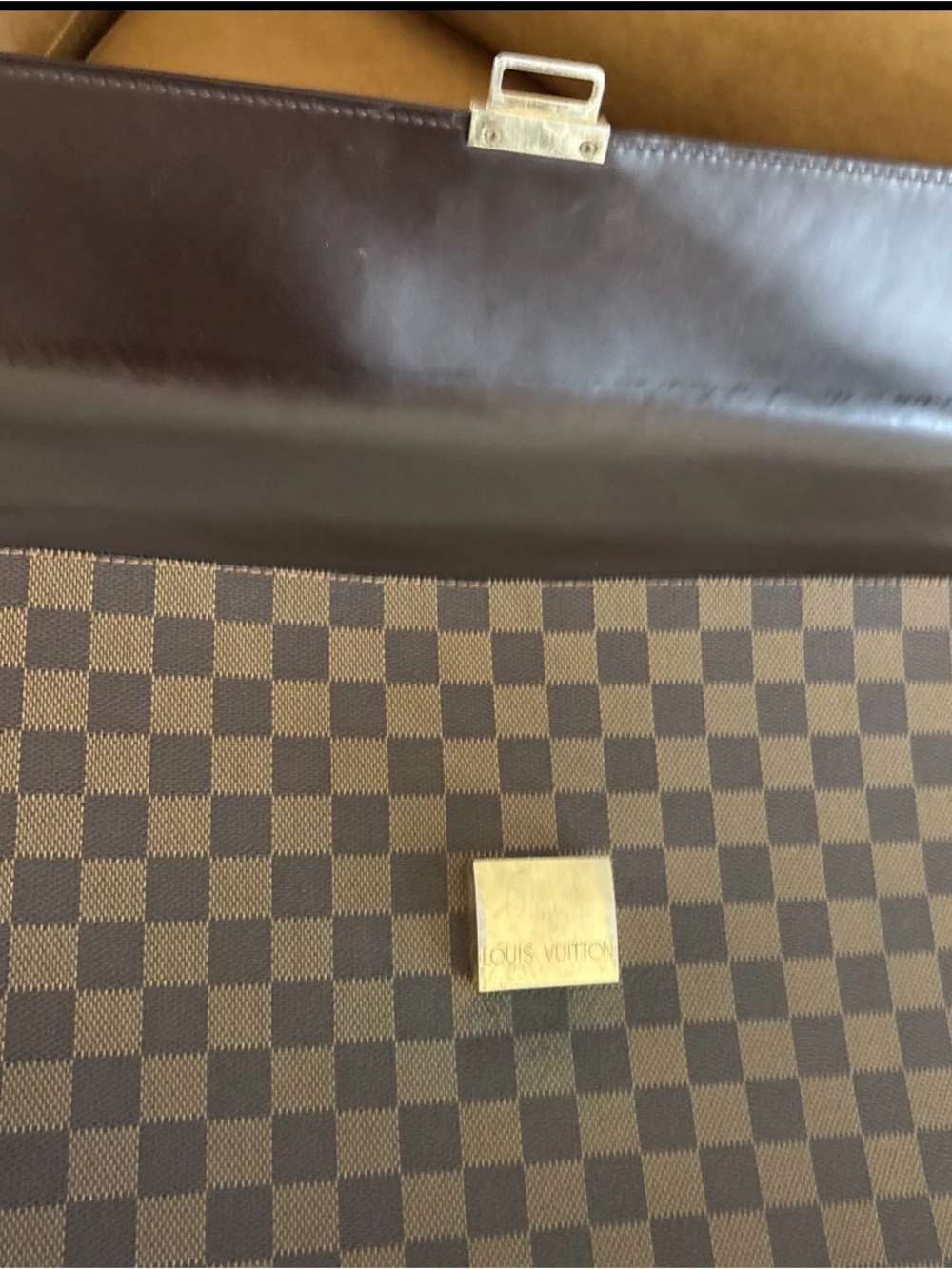 Louis Vuitton Dark Brown and Tan Damier Briefcase - Picture 6 of 15